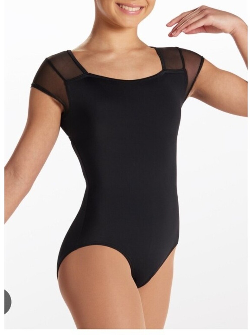 Weissman black ballet leotard